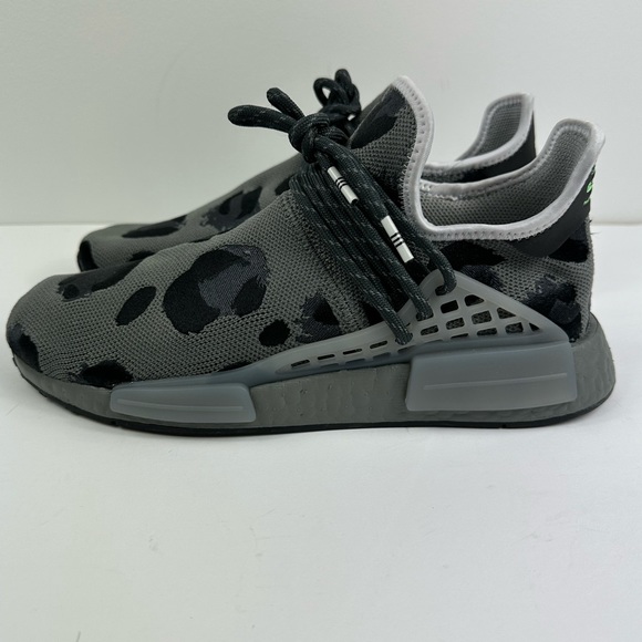 adidas Other - Men’s Adidas Size 8.5 PHARRELL WILLIAMS HU NMD ANIMAL PRINT ID1531 Grey/Black